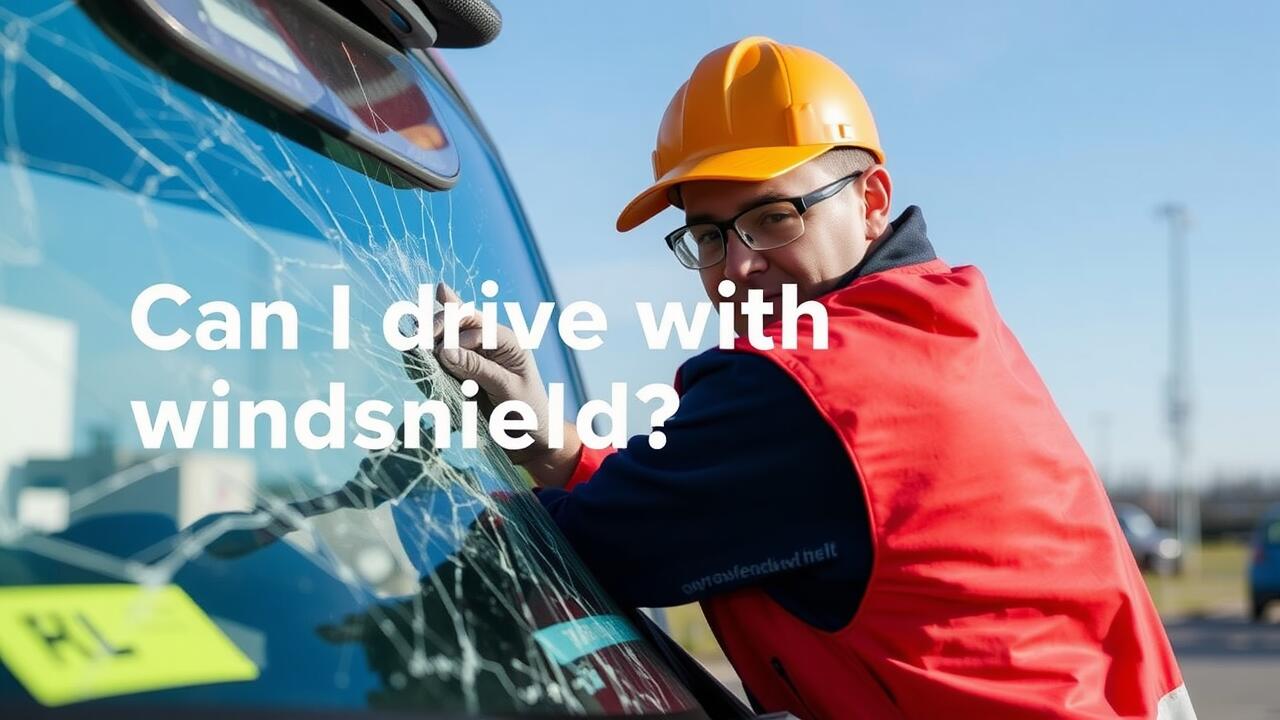 Can I drive with a cracked windscreen?
