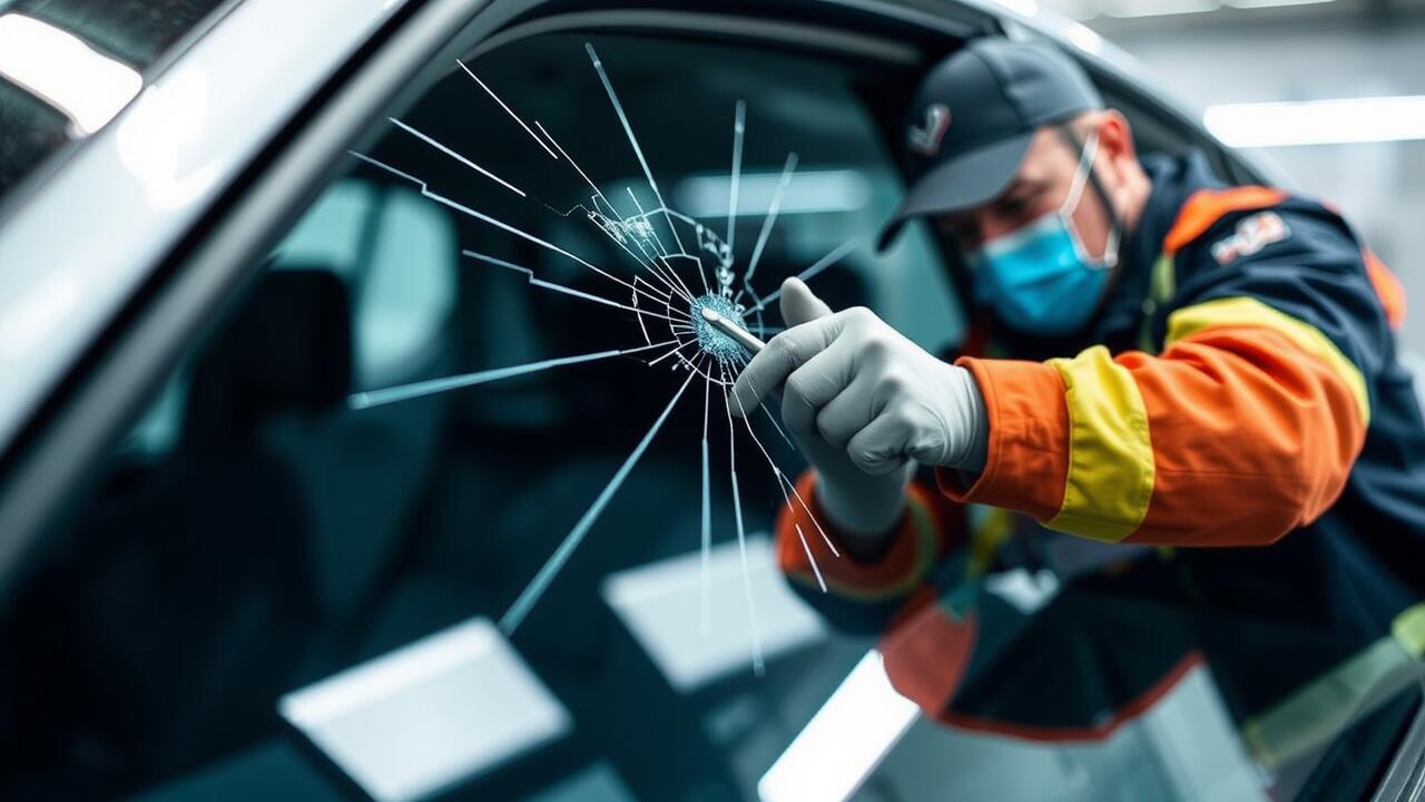 How big of a crack can be repaired on a windshield?
