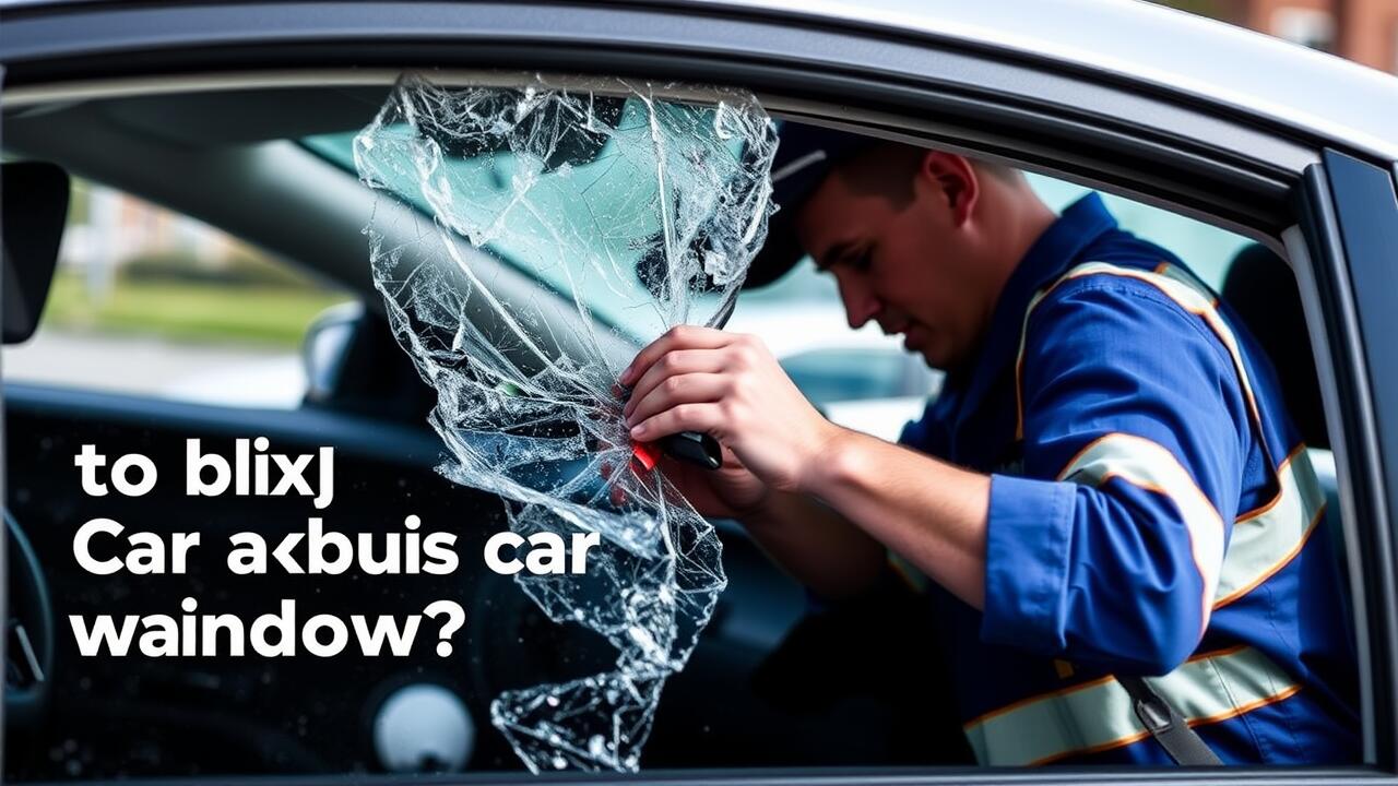 How long does it take to fix a busted car window?