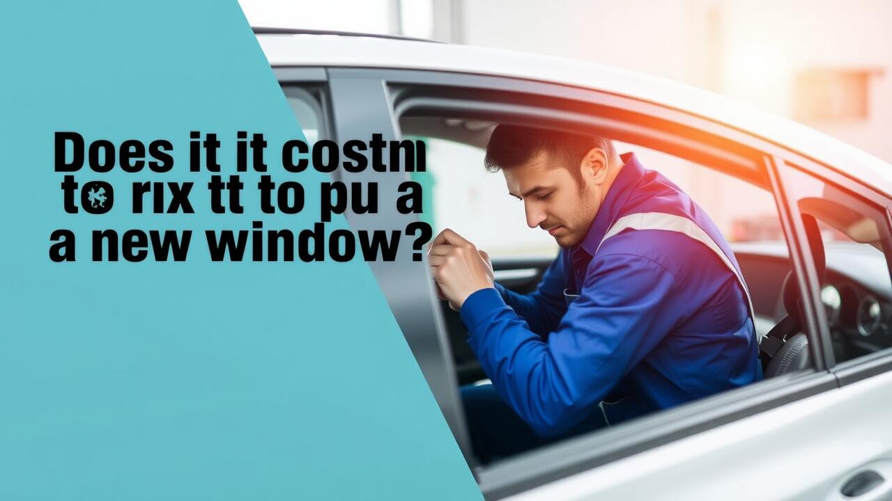 How much does it cost to put a new window in a car?