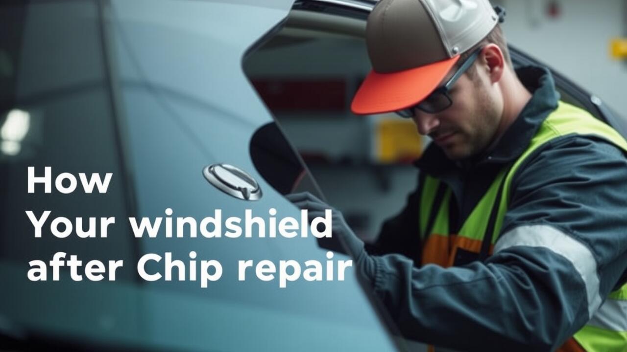 How to maintain your windshield after a chip repair