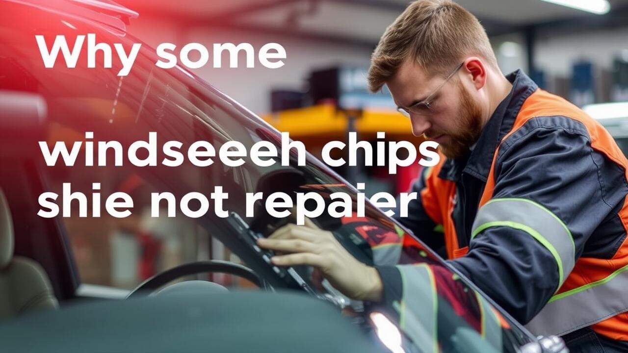 Why some windscreen chips are not repairable